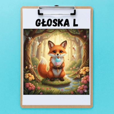Głoska L - kolorowe