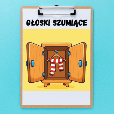 Głoski szumiące SZ, Ż, CZ, DŻ - kolorowe