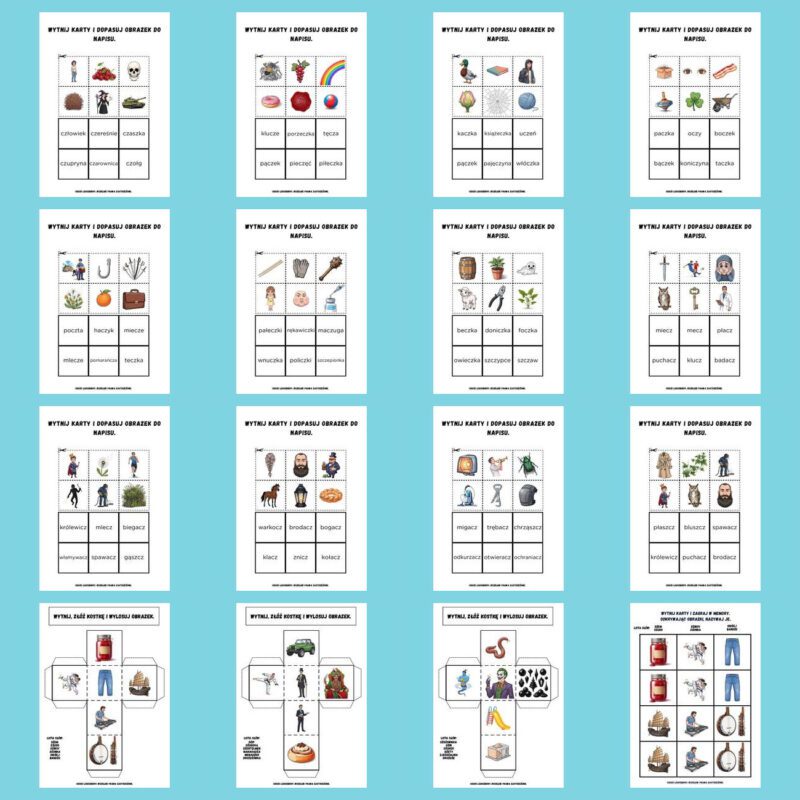 Gloski szumiace kolor 10