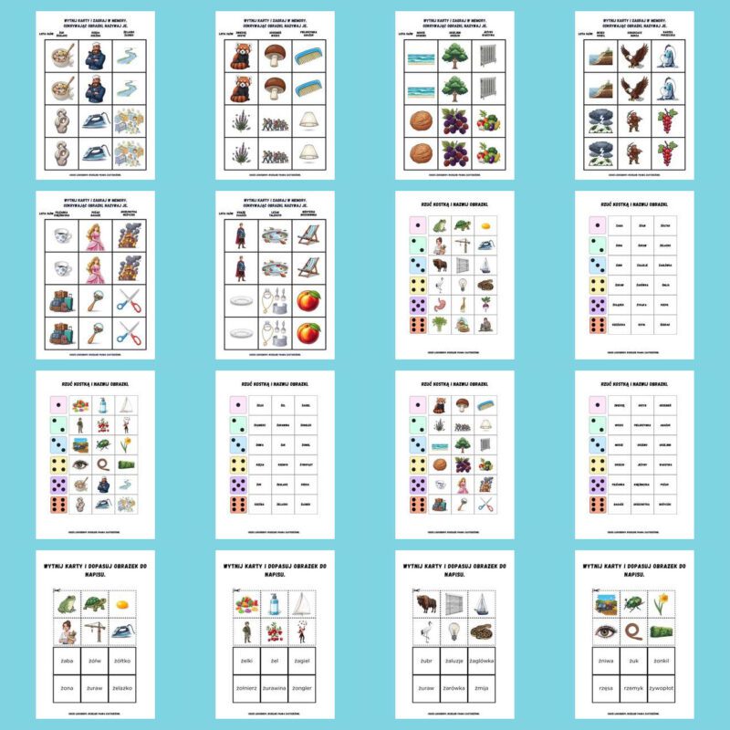 Gloski szumiace kolor 6