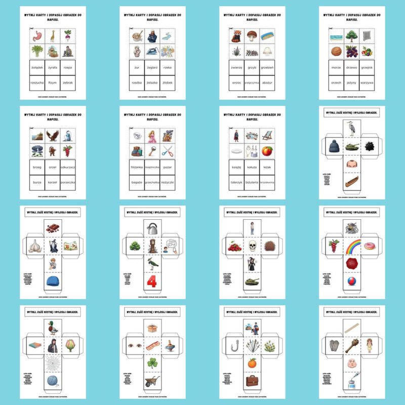 Gloski szumiace kolor 7