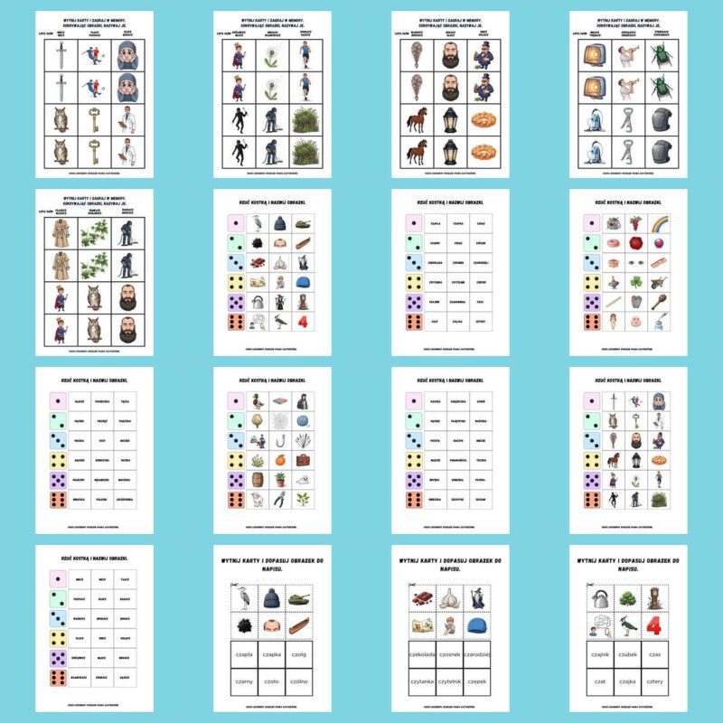 Gloski szumiace kolor 9