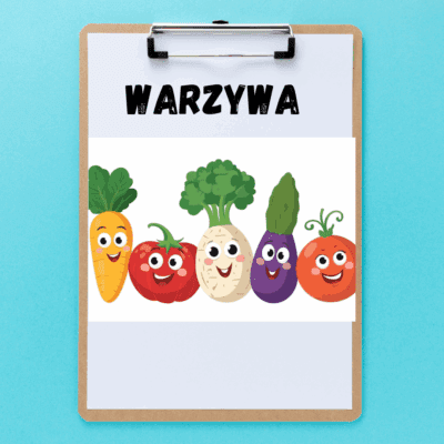 Karty wyrazowe - Warzywa