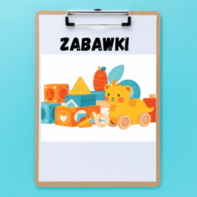 Karty wyrazowe - Zabawki