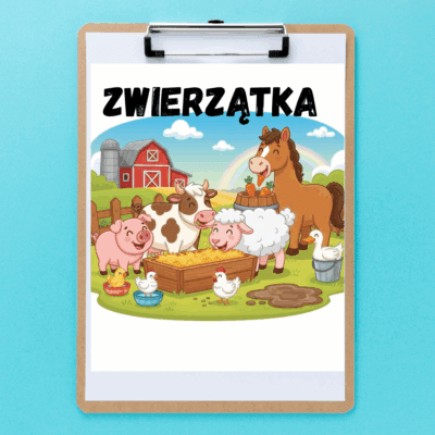 Karty wyrazowe - Zwierzątka