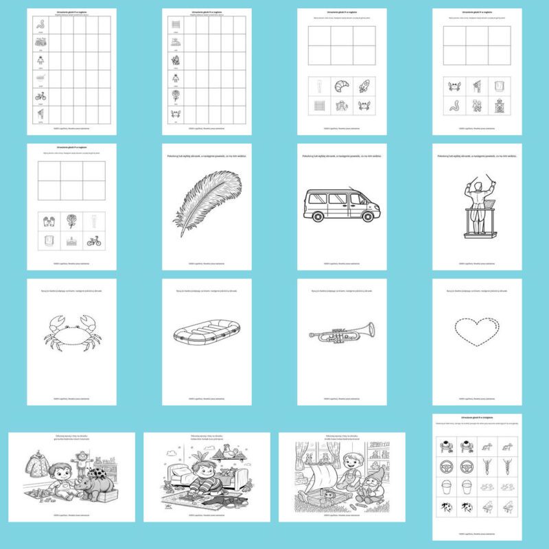 Gloska R pakiet bw 1