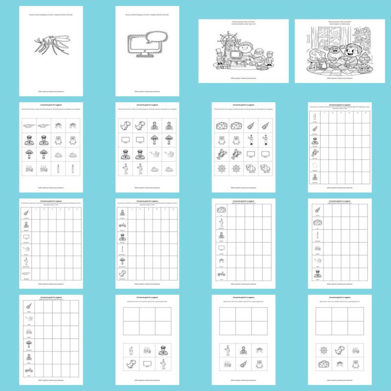 Gloska R pakiet bw 3