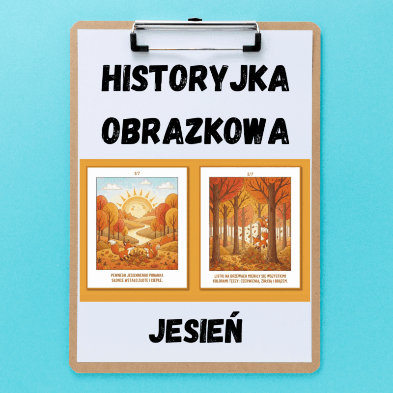 Historyjka obrazkowa Jesien