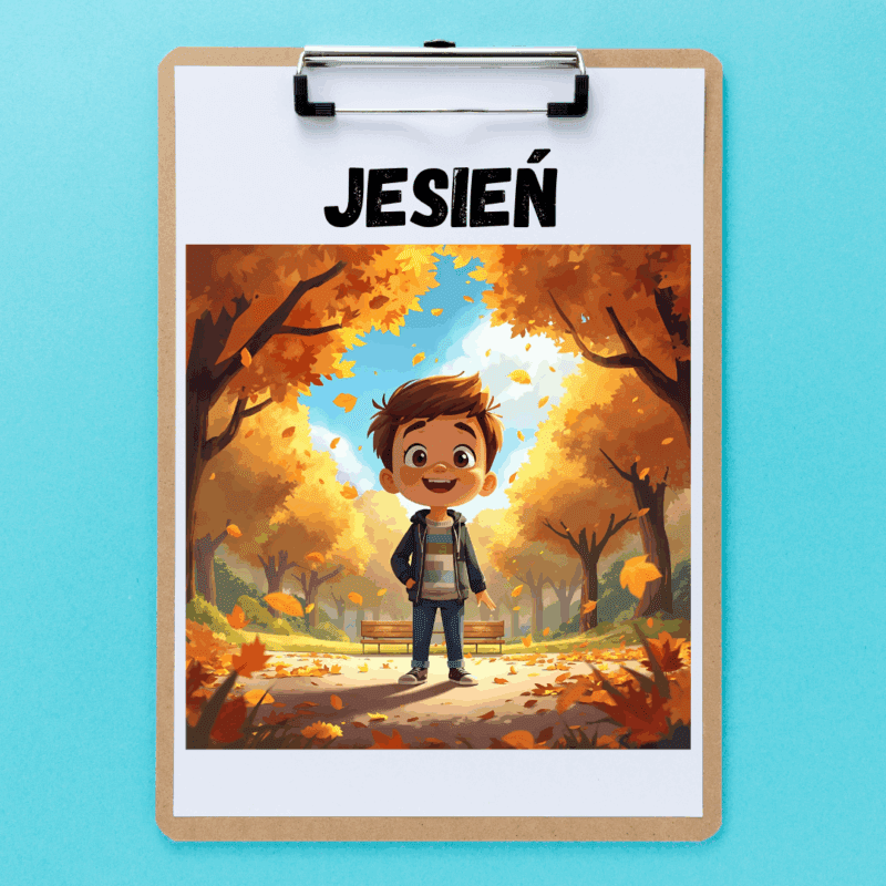 Karty wyrazowe Jesien