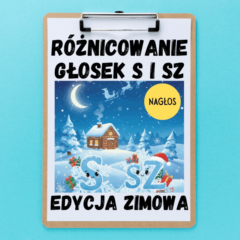 Roznicowanie glosek SiSZ naglos zima miniaturka
