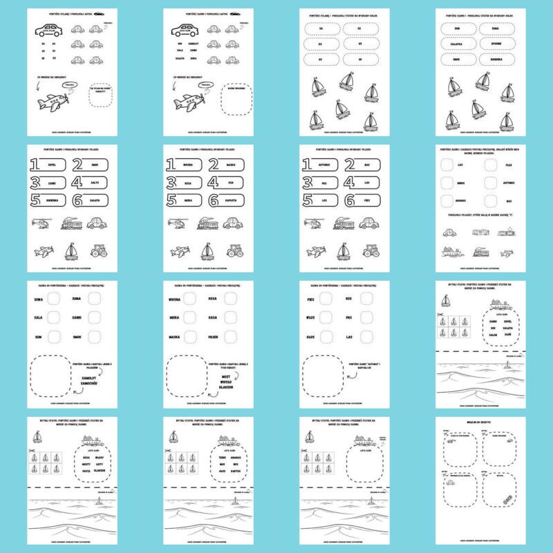 Gloska S Zadania domowe Pojazdy 0