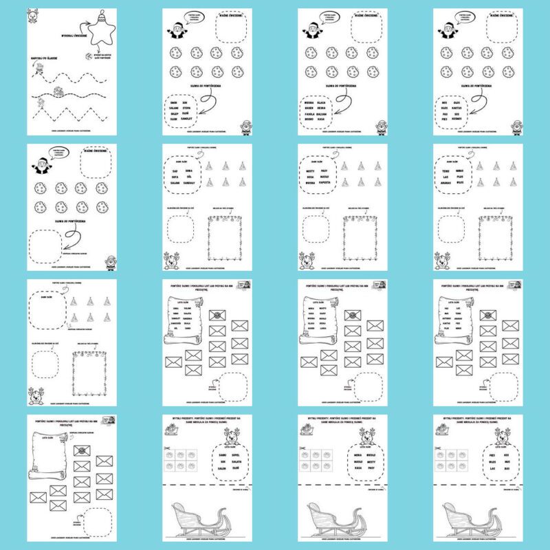 Gloska S Zadania domowe Swieta 1