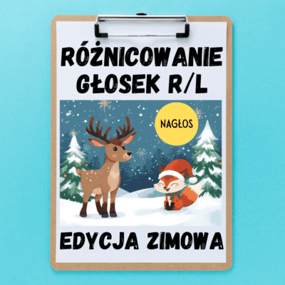 Różnicowanie głosek R i L w nagłosie - paczka świąteczna