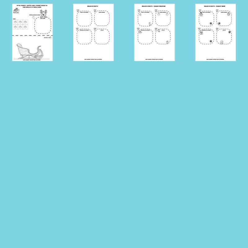 Zadania domowe Boze Narodzenie 2