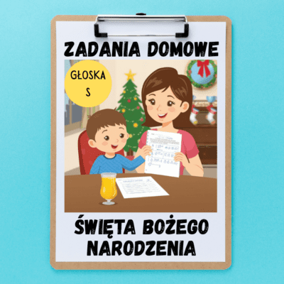Zadania domowe - Święta Bożego Narodzenia [Głoska S]