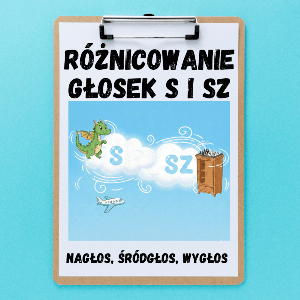 Różnicowanie głosek S i SZ — materiały LogoZbiory