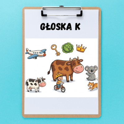 Głoska K pakiet - kolorowe