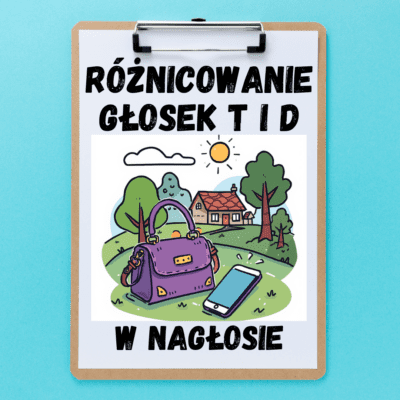 Różnicowanie głosek T i D w nagłosie - paczka